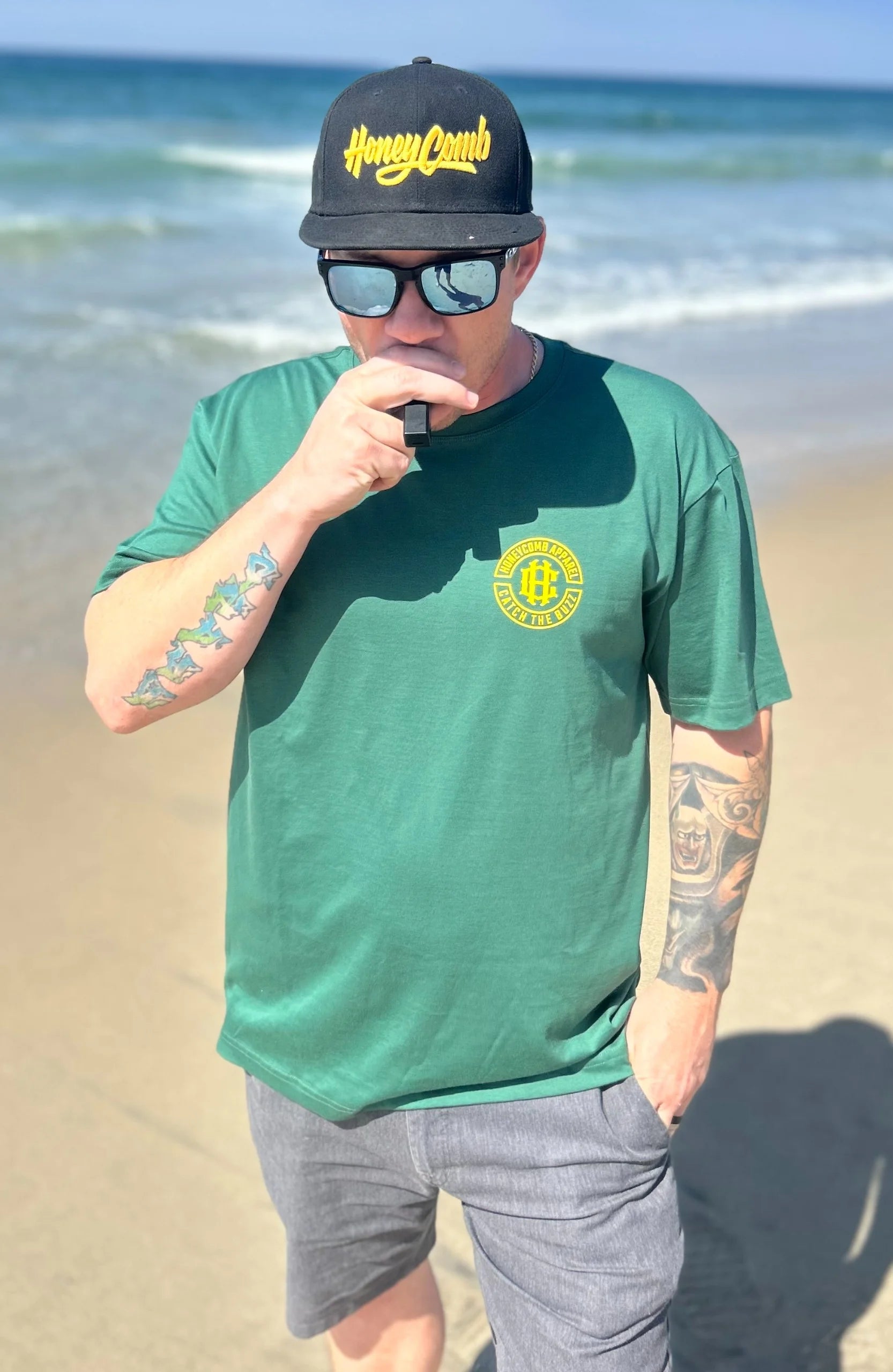 Catch The Buzz Logo Tee
